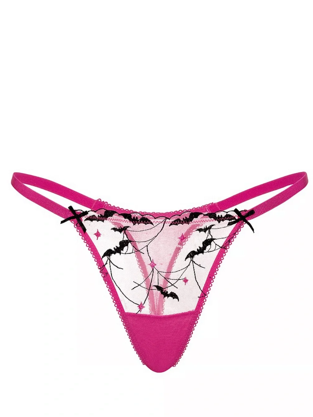 Victoria’s Secret Pink Wink Micro String Thong Panty Halloween Bat